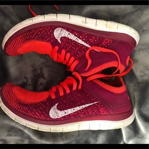 Nike Flyknit 4.0 running shoes size 8